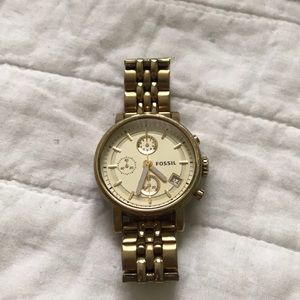 Fossil Gold time women watch ⌚️⏱🕰